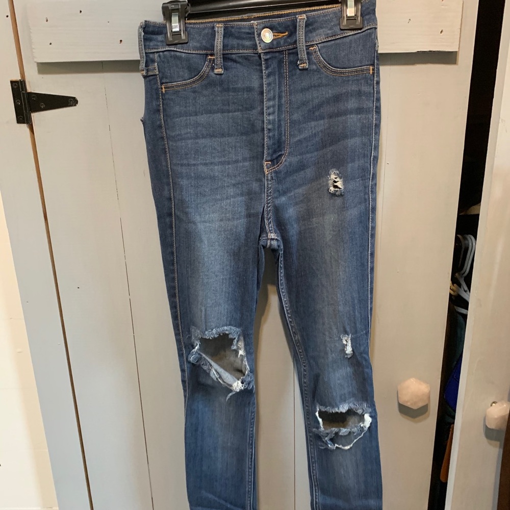 Hollister Distressed Skinny Jeans